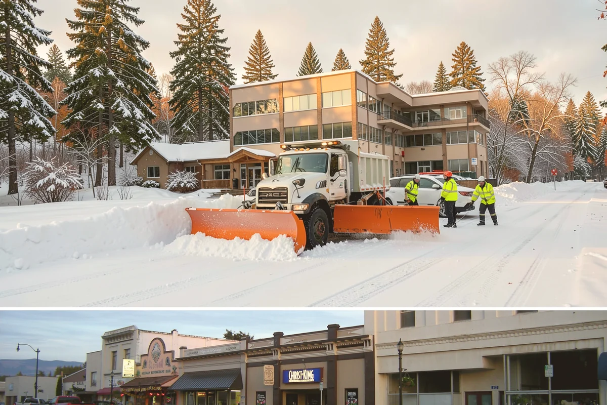 Wet Snow Removal in Burlington, Skagit County, WA - Wet snow events are common from late November through February whenever lowland temperatures hover right around the freezing mark...