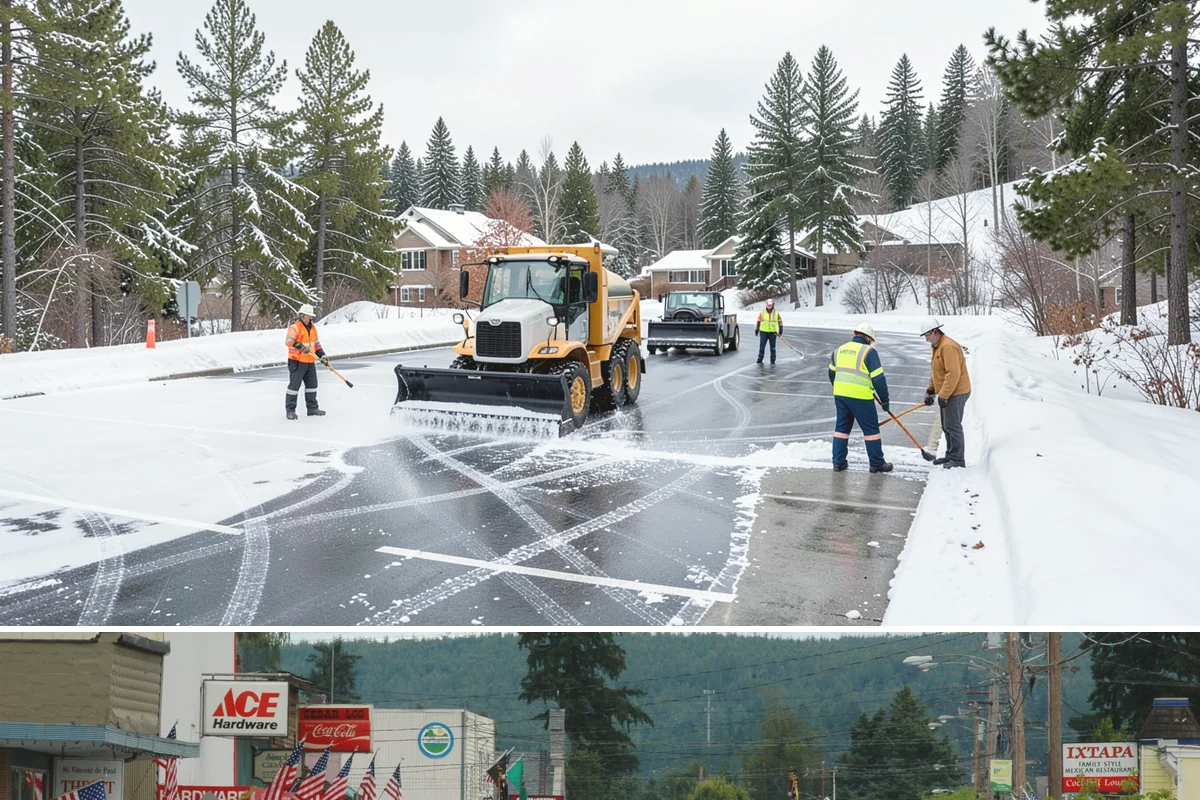 Wet Snow Removal in Carnation, King County, WA - Wet snow events are common from late November through February whenever lowland temperatures hover right around the freezing mark...
