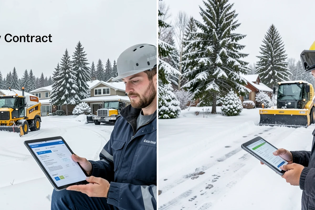 Wet Snow Removal in Clyde Hill, King County, WA - Assess snow moisture content and depth on arrival