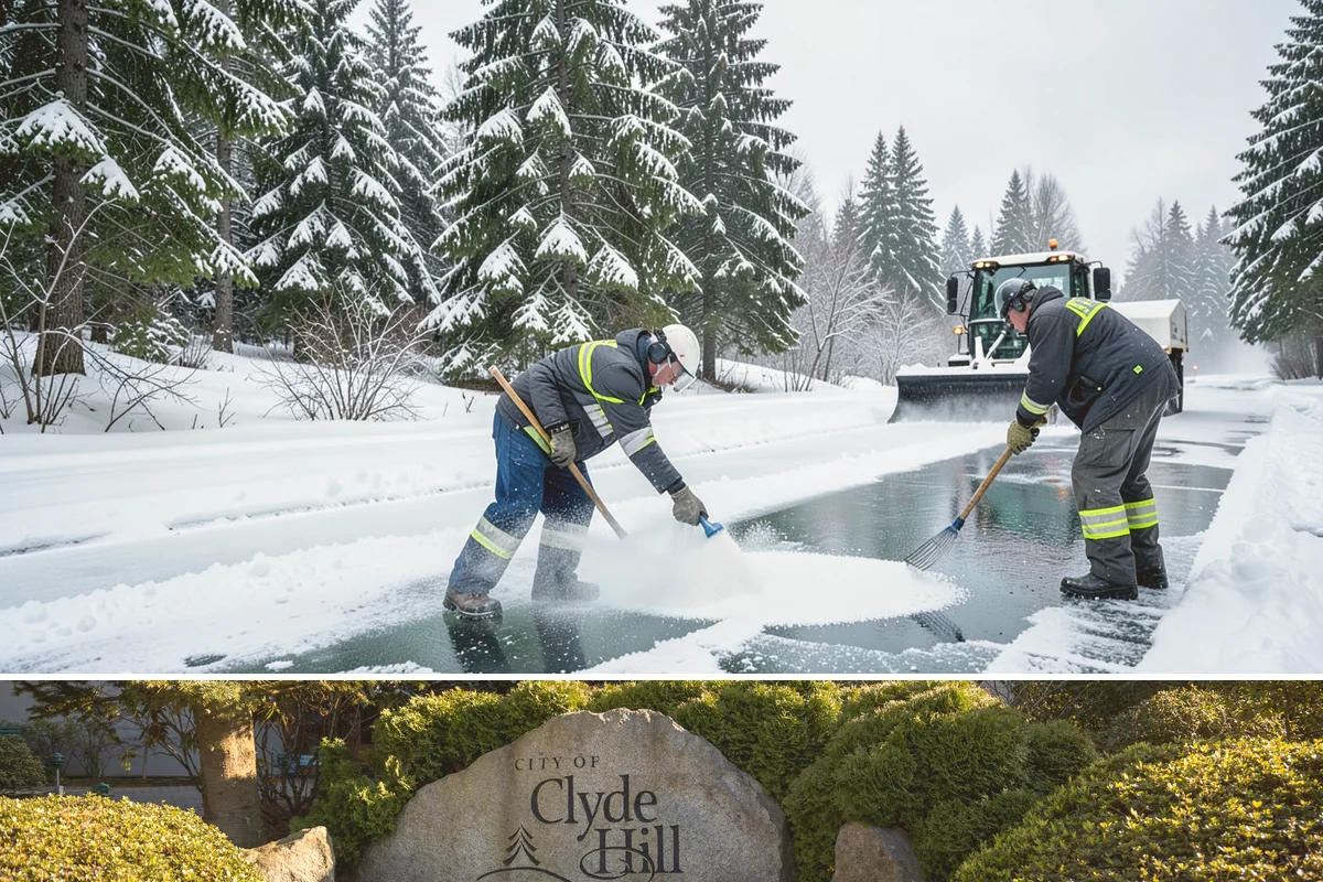 Wet Snow Removal in Clyde Hill, King County, WA - Wet snow events are common from late November through February whenever lowland temperatures hover right around the freezing mark...