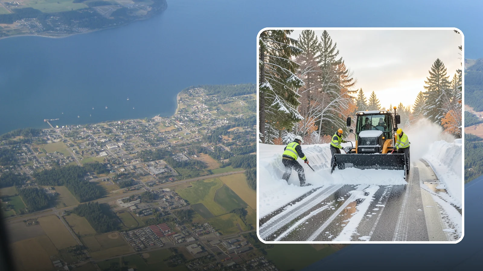 Wet Snow Removal in Coupeville, Island County, WA - We clear the heavy, water-laden snow typical of Western Washington before it compacts into stubborn ice.