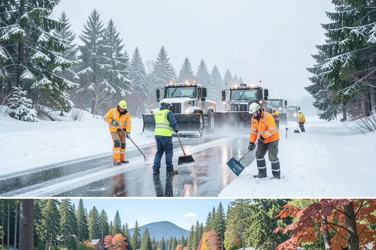 Wet Snow Removal in Covington, King County, WA - Wet snow events are common from late November through February whenever lowland temperatures hover right around the freezing mark...