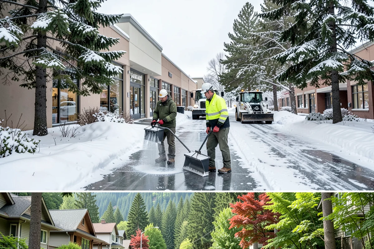 Wet Snow Removal in Darrington, Snohomish County, WA - Wet snow events are common from late November through February whenever lowland temperatures hover right around the freezing mark...
