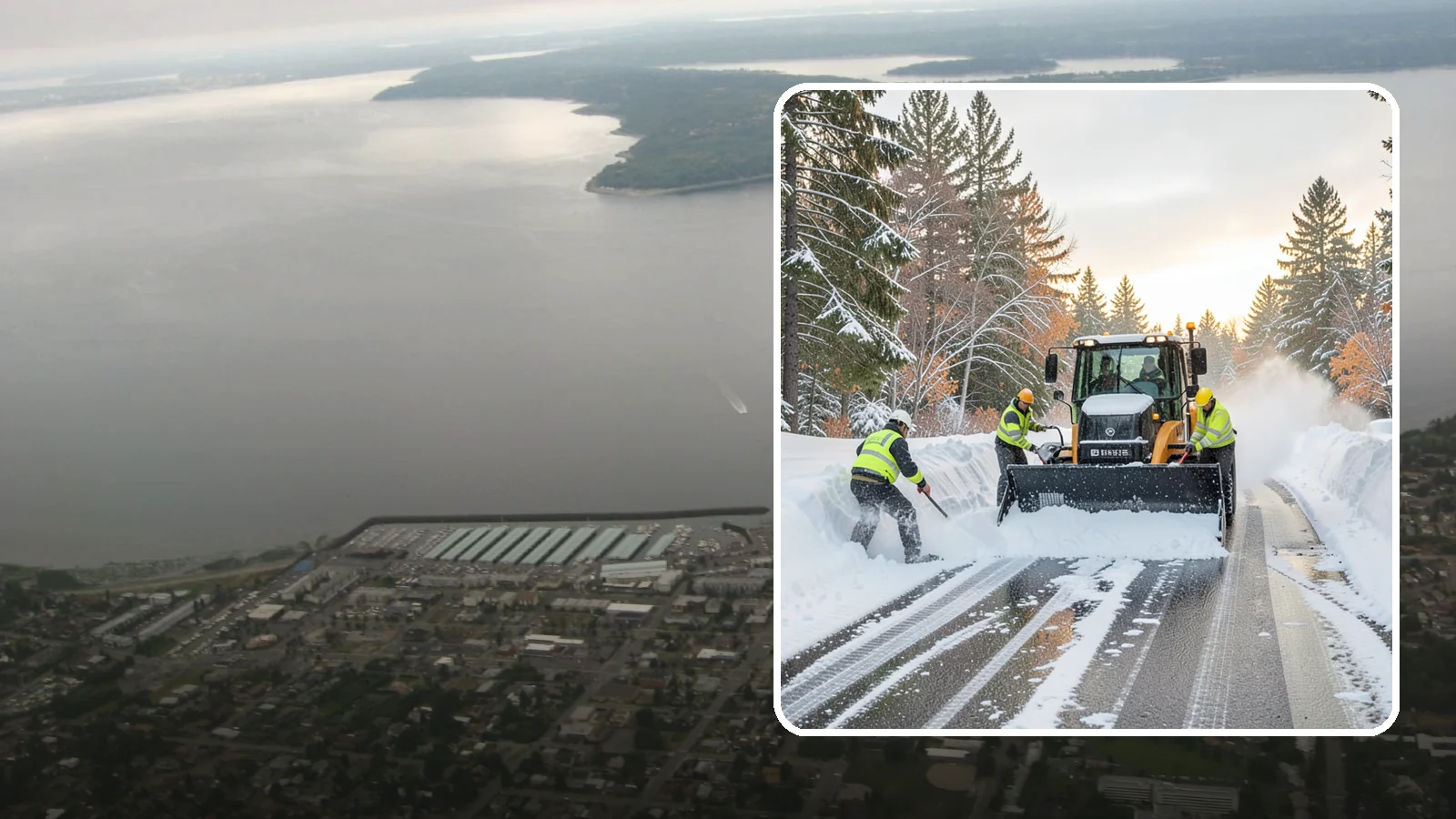 Wet Snow Removal in Des Moines, King County, WA - We clear the heavy, water-laden snow typical of Western Washington before it compacts into stubborn ice.