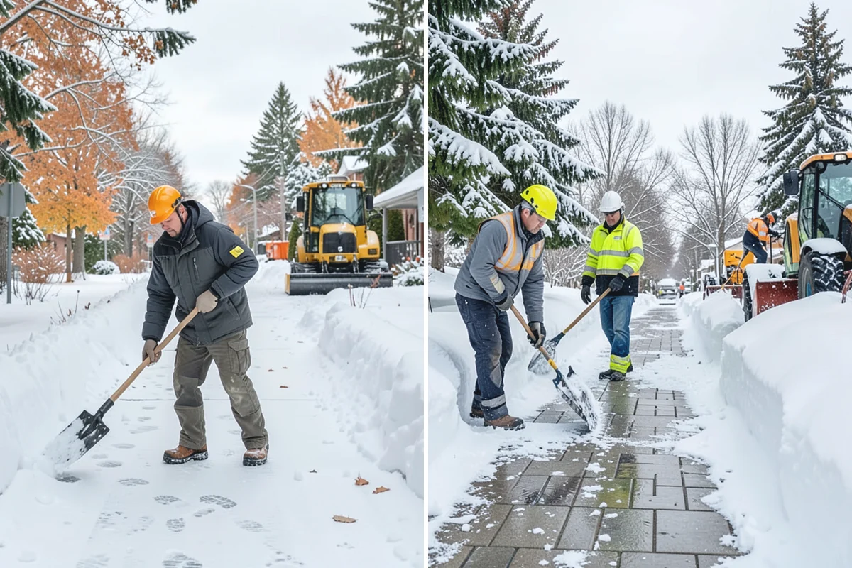 Wet Snow Removal in Des Moines, King County, WA - Assess snow moisture content and depth on arrival