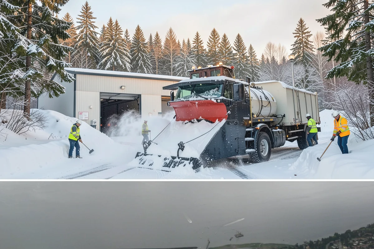 Wet Snow Removal in Des Moines, King County, WA - Wet snow events are common from late November through February whenever lowland temperatures hover right around the freezing mark...