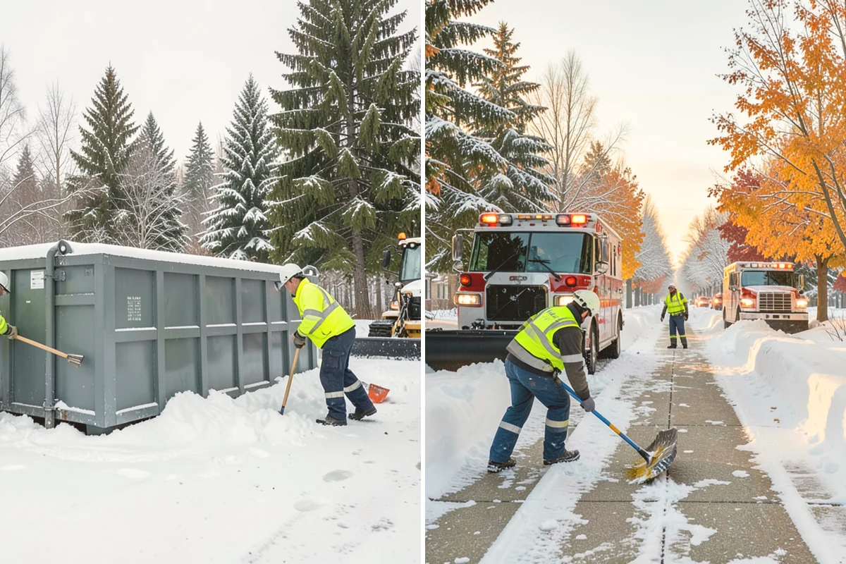 Wet Snow Removal in Eatonville, Pierce County, WA - Assess snow moisture content and depth on arrival