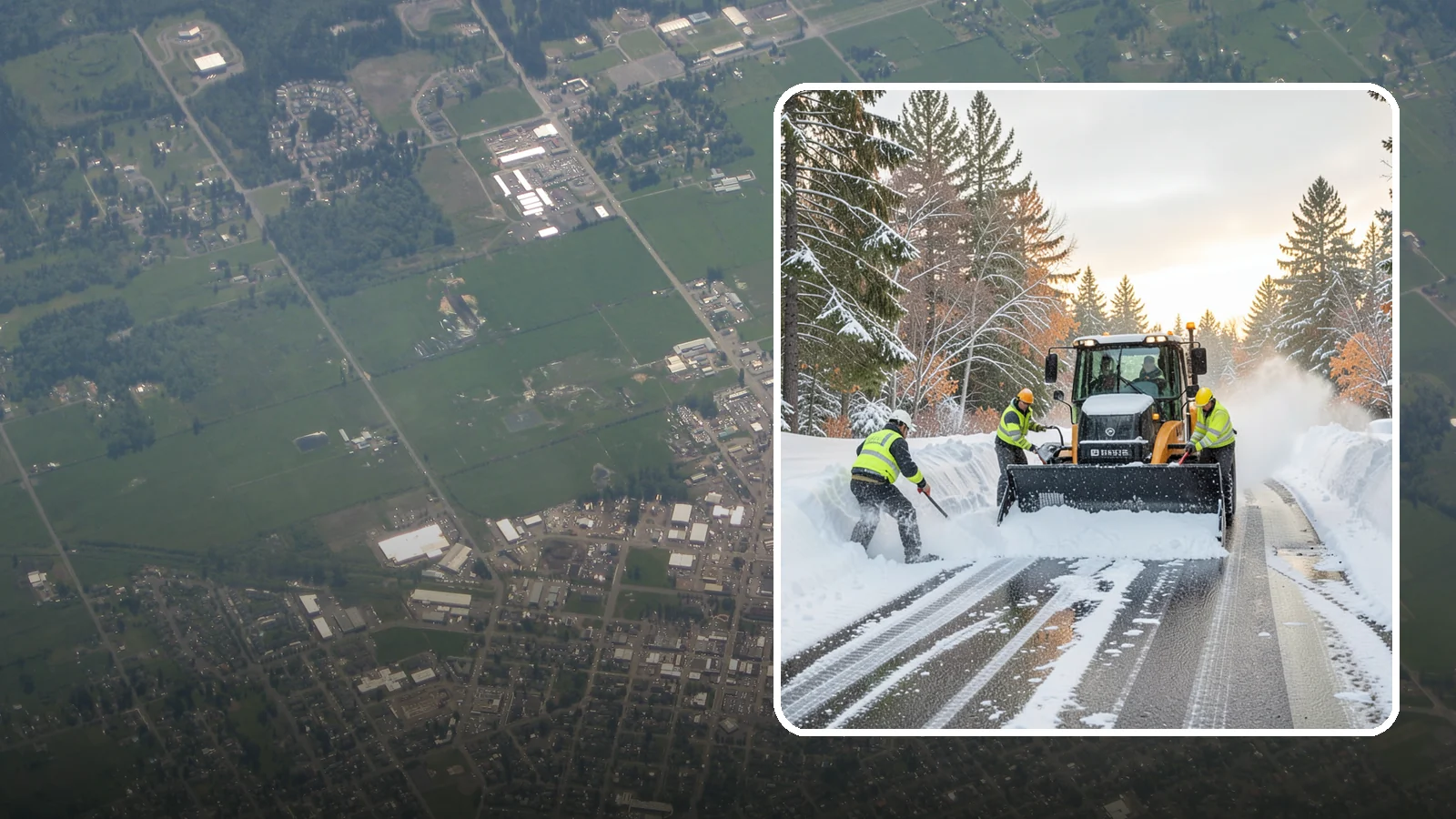 Wet Snow Removal in Enumclaw, King County, WA - We clear the heavy, water-laden snow typical of Western Washington before it compacts into stubborn ice.