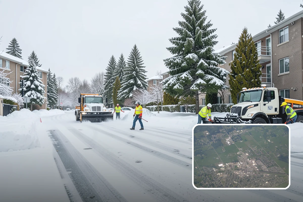 Wet Snow Removal in Enumclaw, King County, WA - Equipment tuned for the dense, water-heavy snow our region actually gets