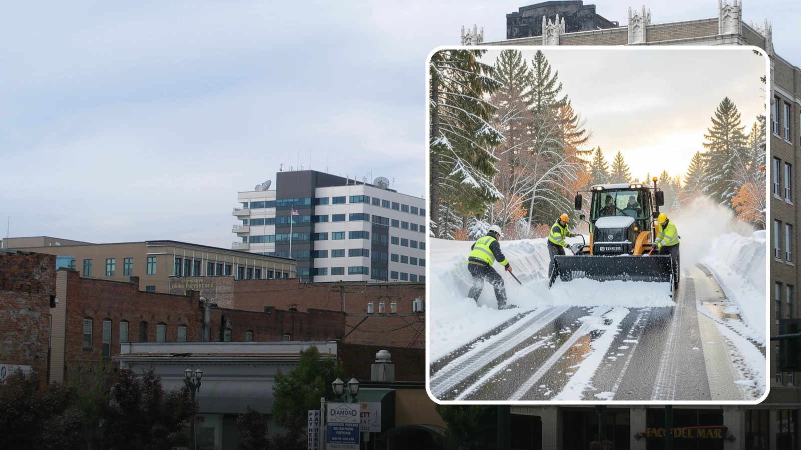 Wet Snow Removal in Everett, Snohomish County, WA - We clear the heavy, water-laden snow typical of Western Washington before it compacts into stubborn ice.