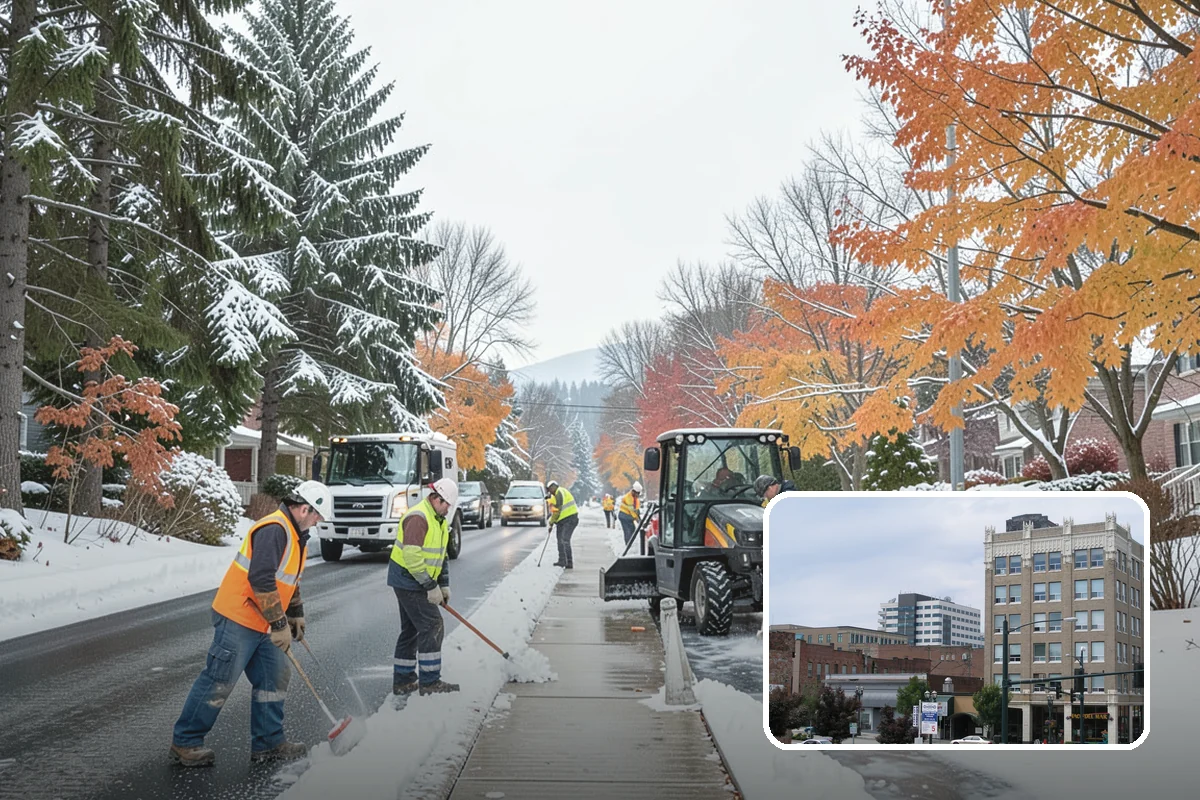 Wet Snow Removal in Everett, Snohomish County, WA - Equipment tuned for the dense, water-heavy snow our region actually gets