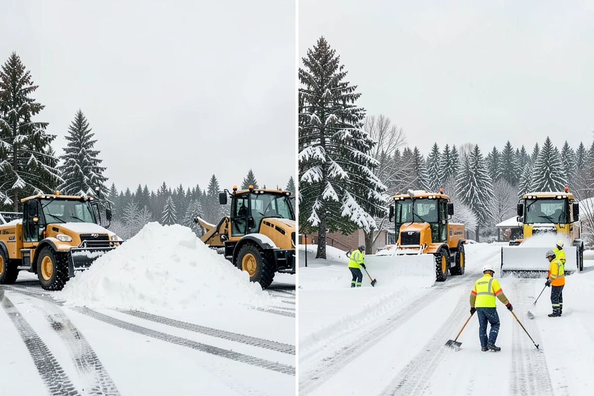 Wet Snow Removal in Everett, Snohomish County, WA - Assess snow moisture content and depth on arrival