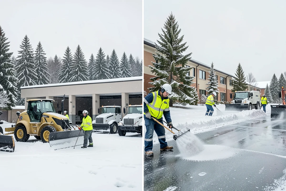 Wet Snow Removal in Federal Way, King County, WA - Assess snow moisture content and depth on arrival