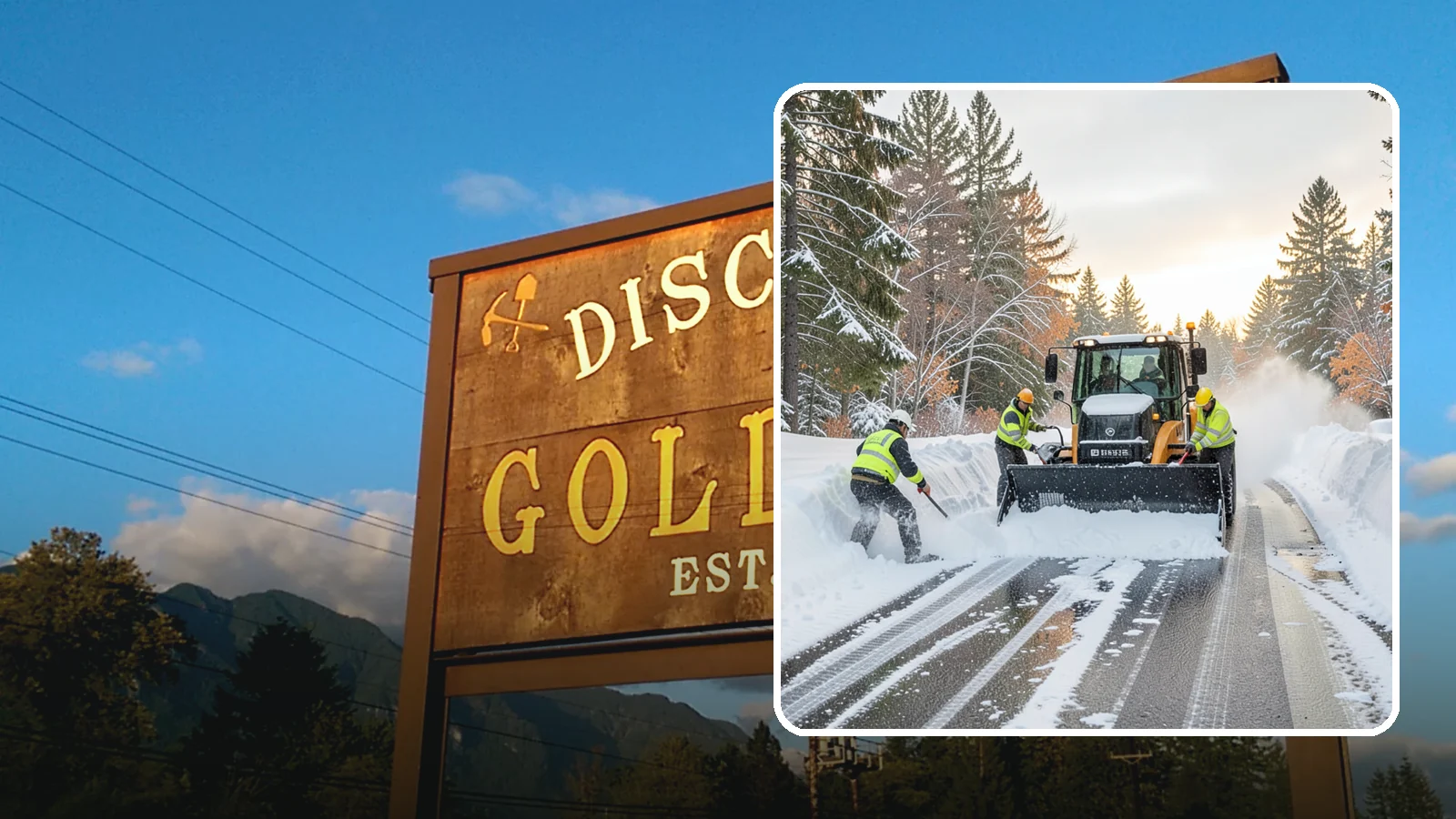 Wet Snow Removal in Gold Bar, Snohomish County, WA - We clear the heavy, water-laden snow typical of Western Washington before it compacts into stubborn ice.