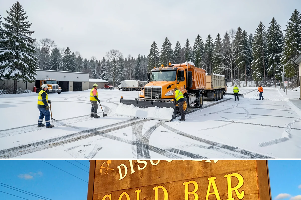 Wet Snow Removal in Gold Bar, Snohomish County, WA - Wet snow events are common from late November through February whenever lowland temperatures hover right around the freezing mark...