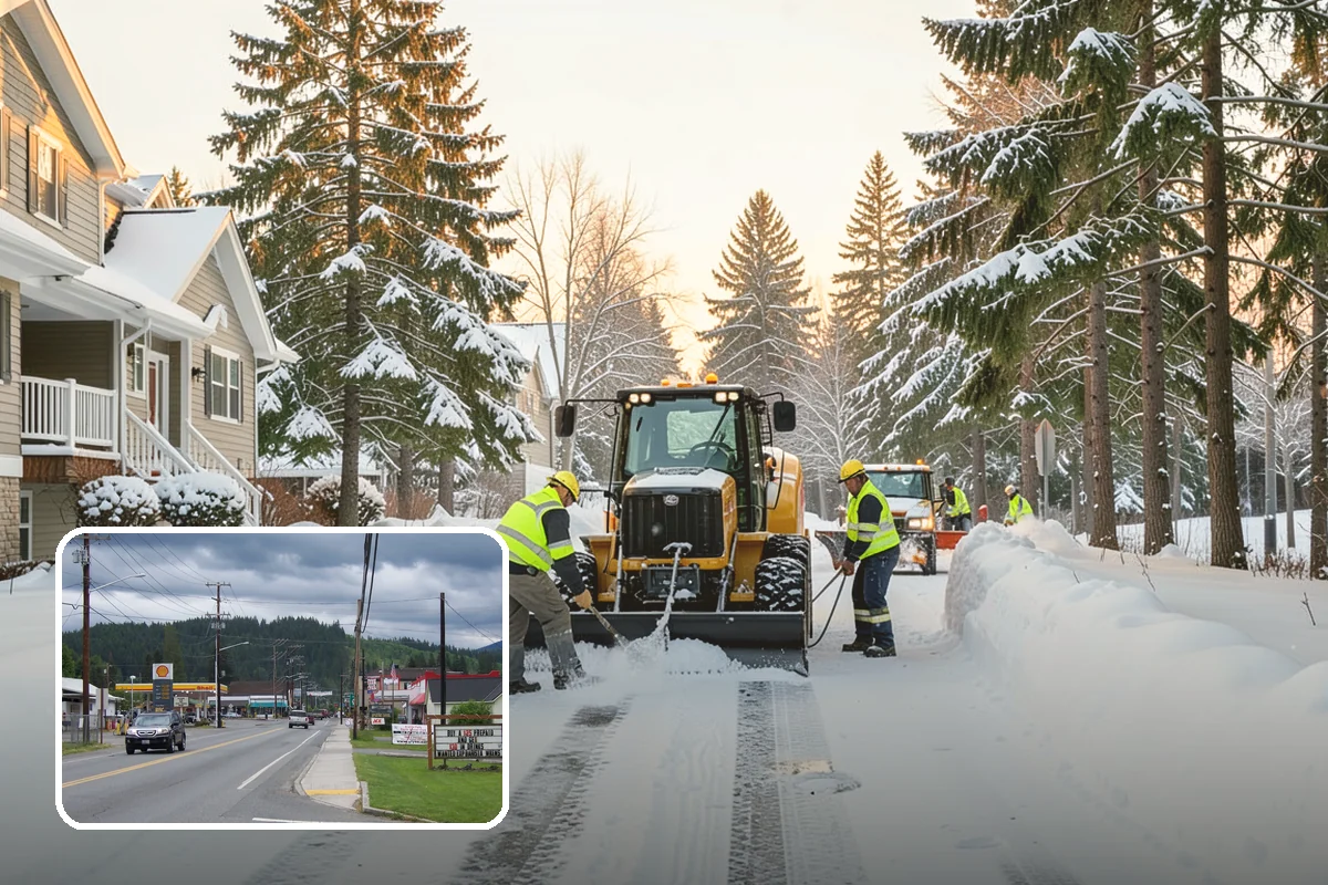 Wet Snow Removal in Granite Falls, Snohomish County, WA - Equipment tuned for the dense, water-heavy snow our region actually gets
