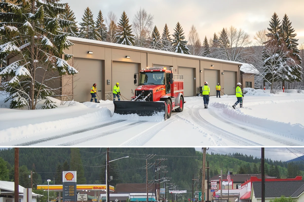 Wet Snow Removal in Granite Falls, Snohomish County, WA - Wet snow events are common from late November through February whenever lowland temperatures hover right around the freezing mark...