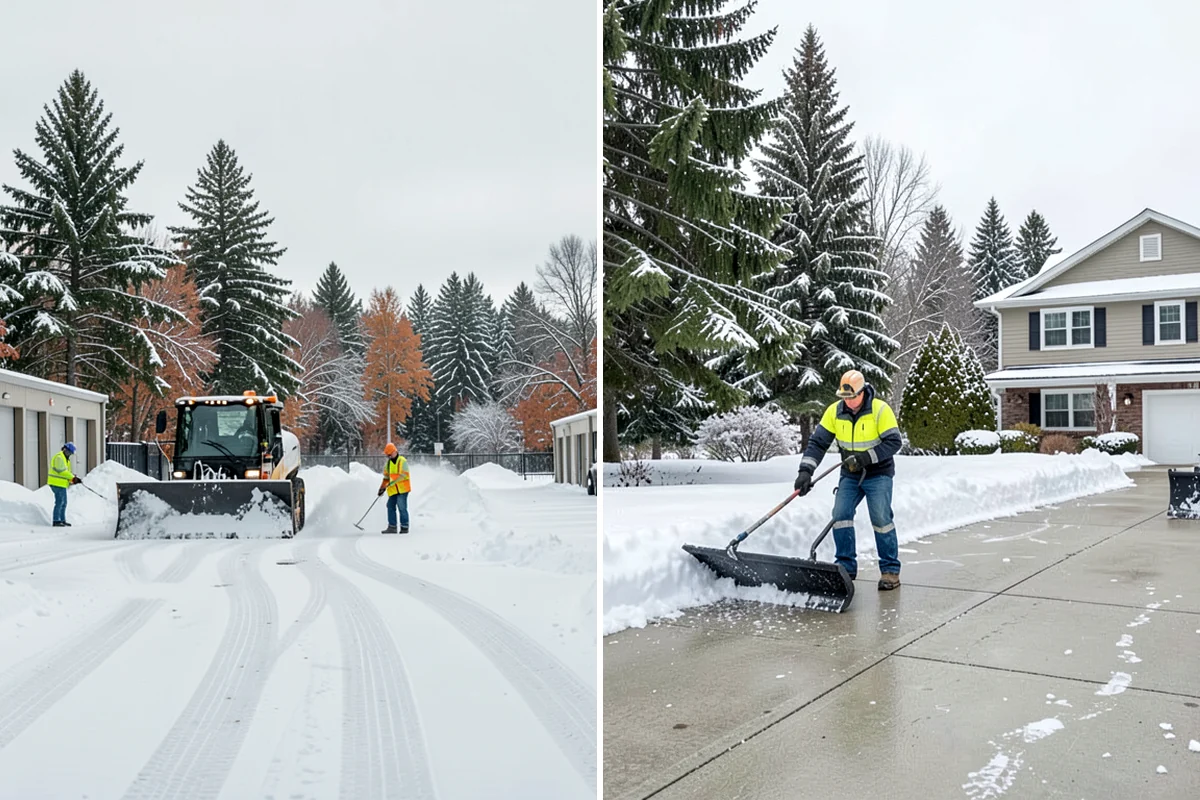 Wet Snow Removal in Hunts Point, King County, WA - Assess snow moisture content and depth on arrival