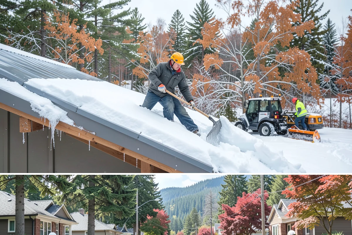 Wet Snow Removal in Hunts Point, King County, WA - Wet snow events are common from late November through February whenever lowland temperatures hover right around the freezing mark...