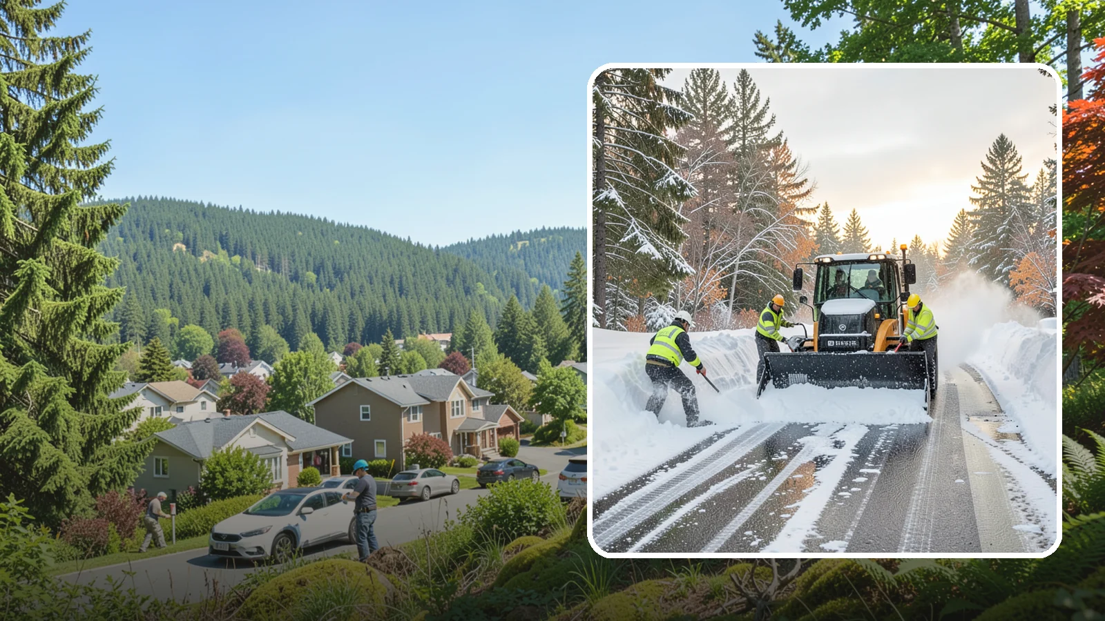 Wet Snow Removal in Index, Snohomish County, WA - We clear the heavy, water-laden snow typical of Western Washington before it compacts into stubborn ice.