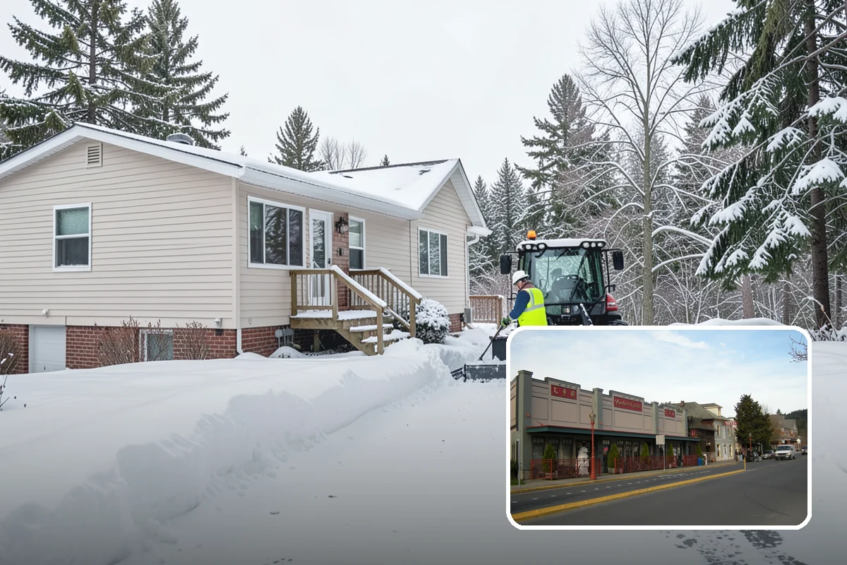Wet Snow Removal in Issaquah, King County, WA - Equipment tuned for the dense, water-heavy snow our region actually gets