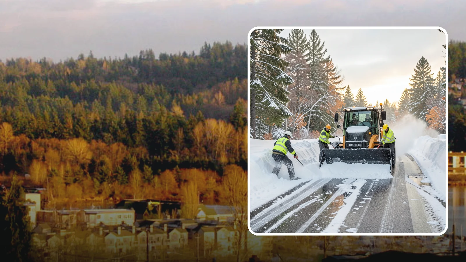 Wet Snow Removal in Kenmore, King County, WA - We clear the heavy, water-laden snow typical of Western Washington before it compacts into stubborn ice.