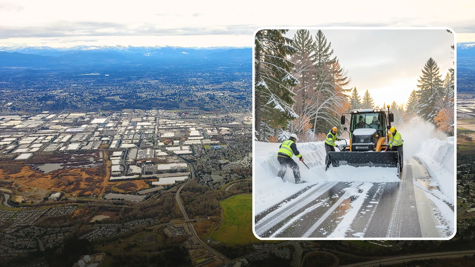 Wet Snow Removal in Kent, King County, WA - We clear the heavy, water-laden snow typical of Western Washington before it compacts into stubborn ice.