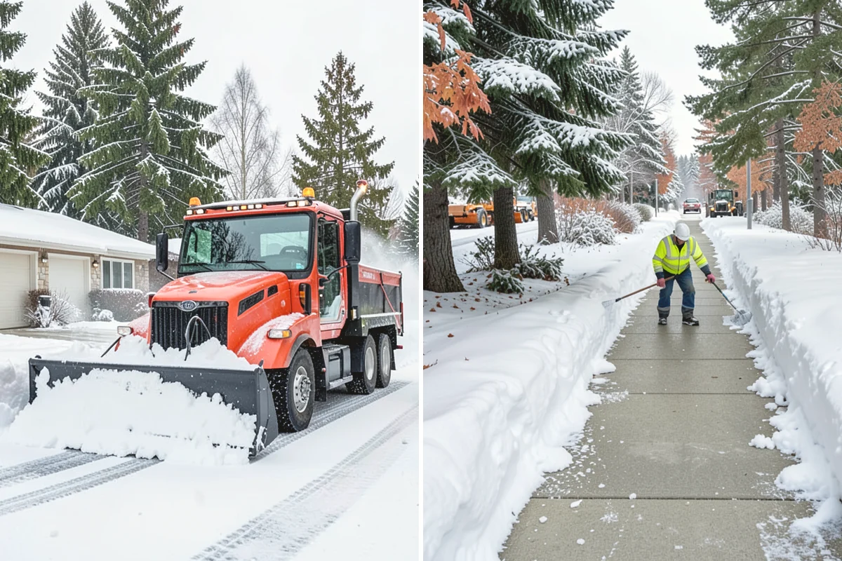 Wet Snow Removal in La Conner, Skagit County, WA - Assess snow moisture content and depth on arrival