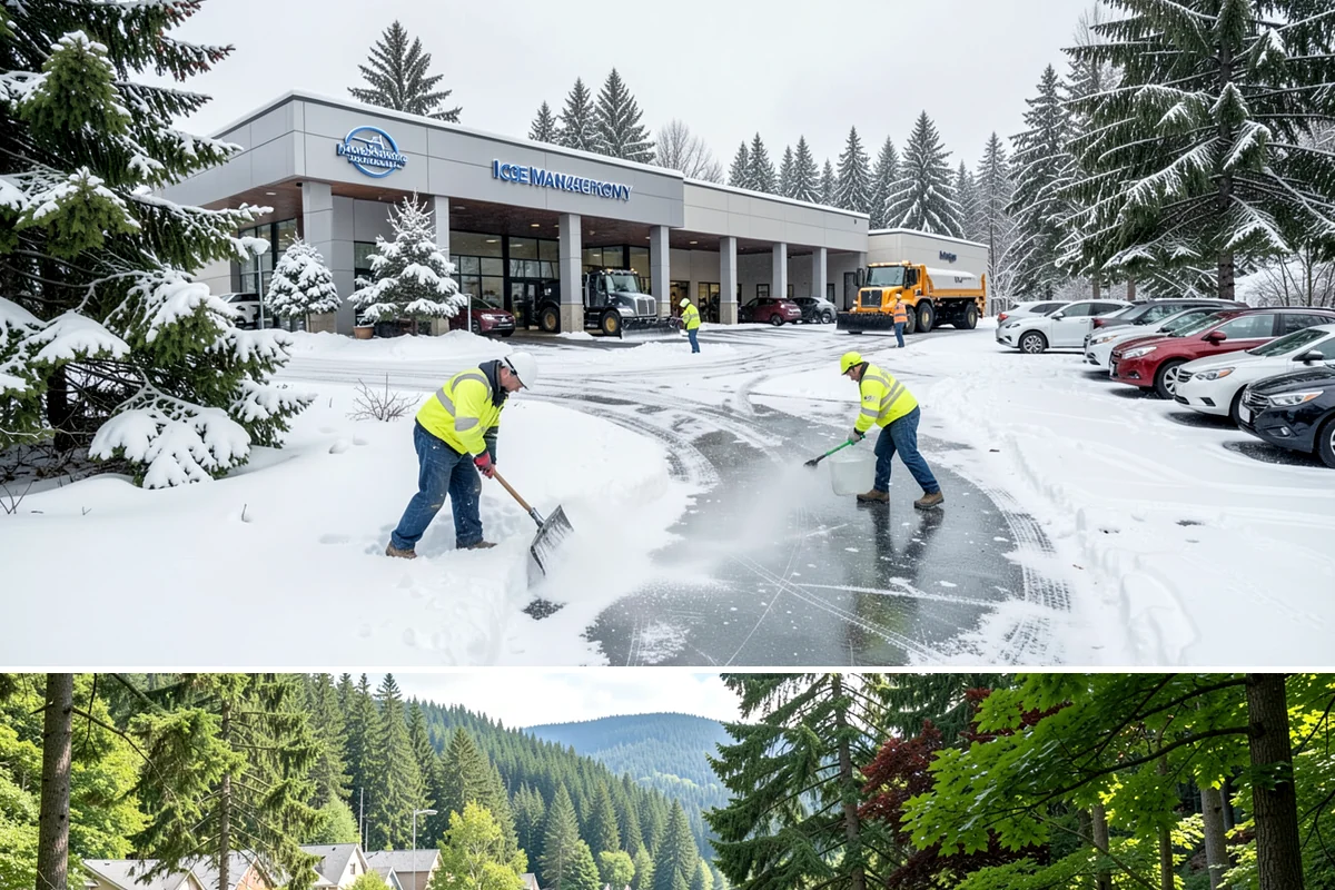 Wet Snow Removal in Lake Forest Park, King County, WA - Wet snow events are common from late November through February whenever lowland temperatures hover right around the freezing mark...