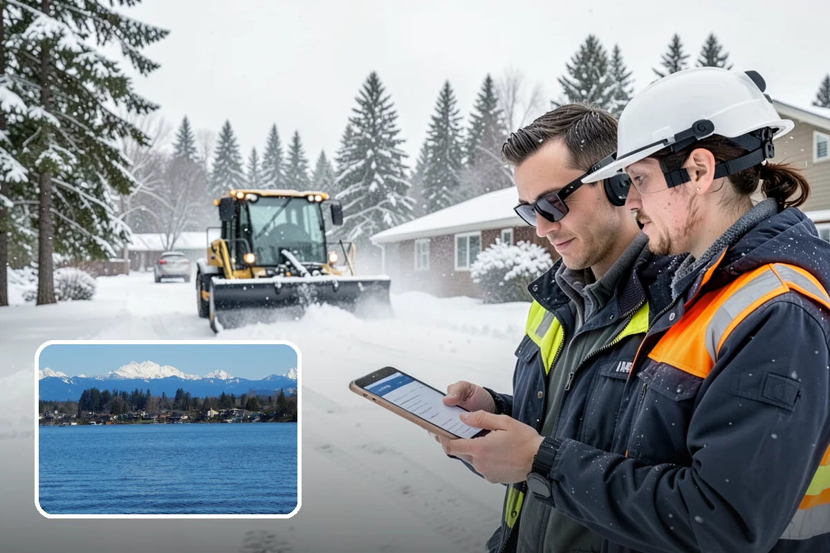 Wet Snow Removal in Lake Stevens, Snohomish County, WA - Equipment tuned for the dense, water-heavy snow our region actually gets