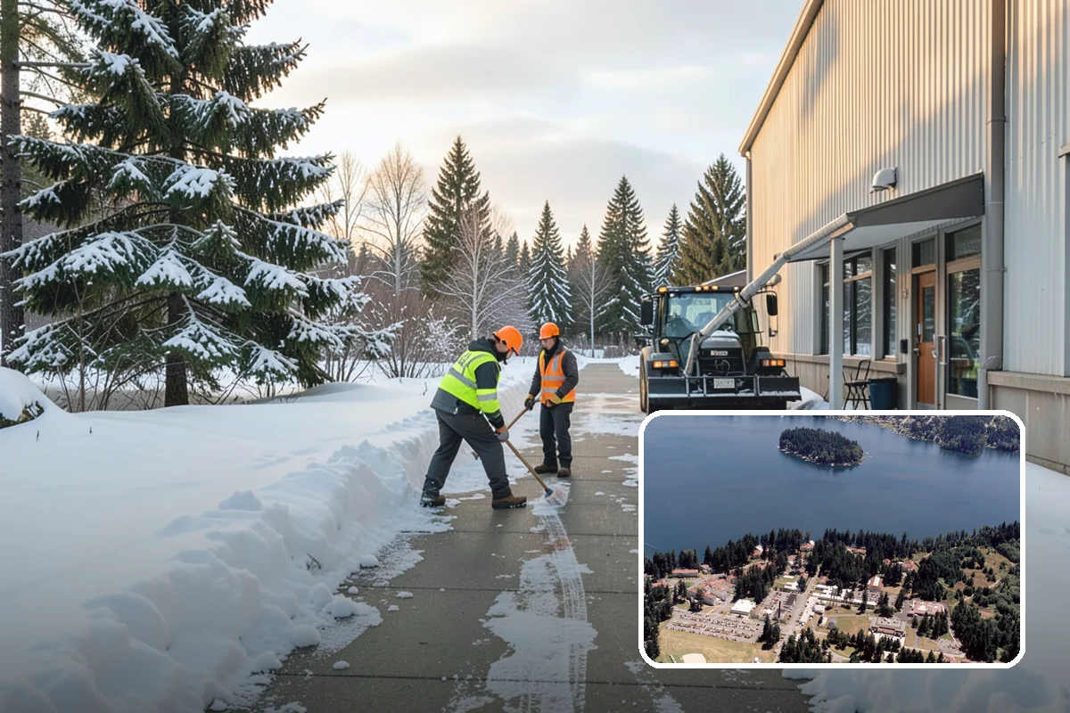 Wet Snow Removal in Lakewood, Pierce County, WA - Equipment tuned for the dense, water-heavy snow our region actually gets