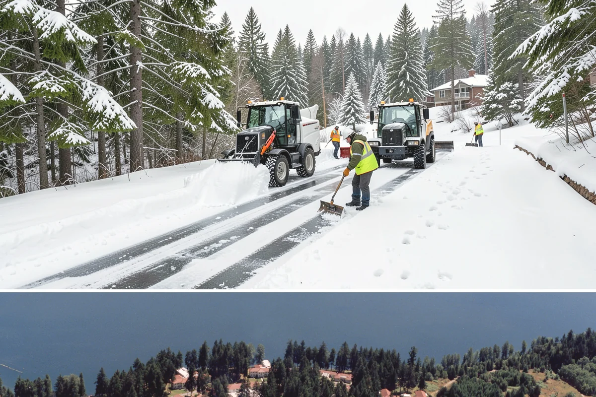 Wet Snow Removal in Lakewood, Pierce County, WA - Wet snow events are common from late November through February whenever lowland temperatures hover right around the freezing mark...