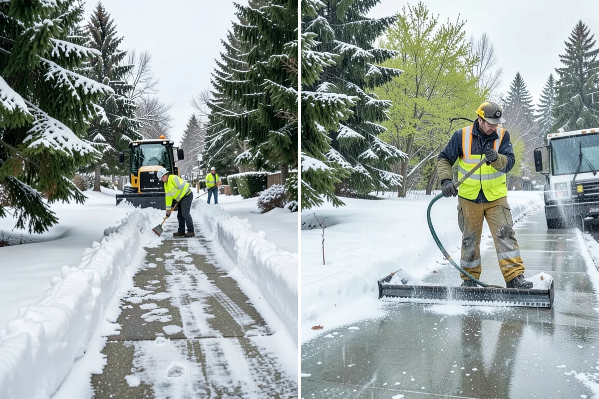 Wet Snow Removal in Maple Valley, King County, WA - Assess snow moisture content and depth on arrival