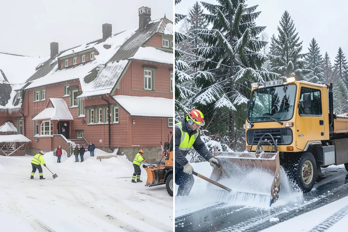 Wet Snow Removal in Medina, King County, WA - Assess snow moisture content and depth on arrival
