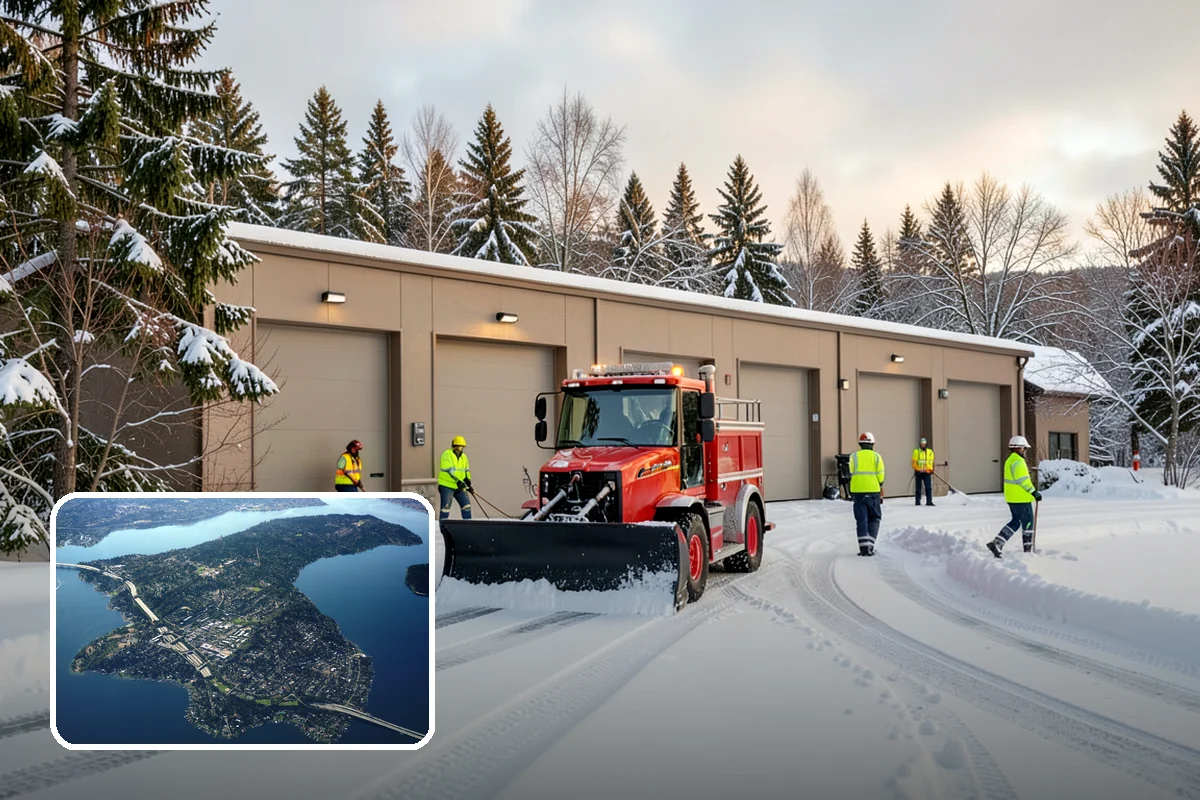 Wet Snow Removal in Mercer Island, King County, WA - Equipment tuned for the dense, water-heavy snow our region actually gets