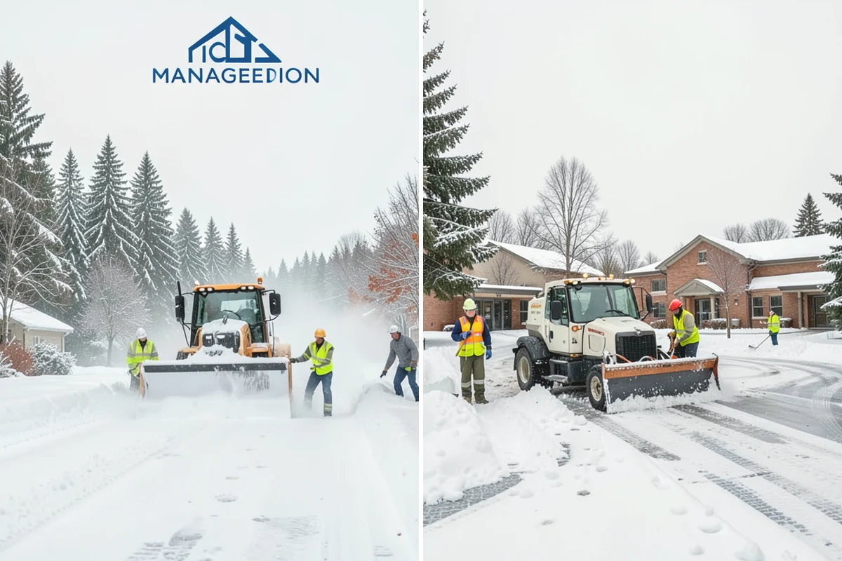 Wet Snow Removal in Mercer Island, King County, WA - Assess snow moisture content and depth on arrival