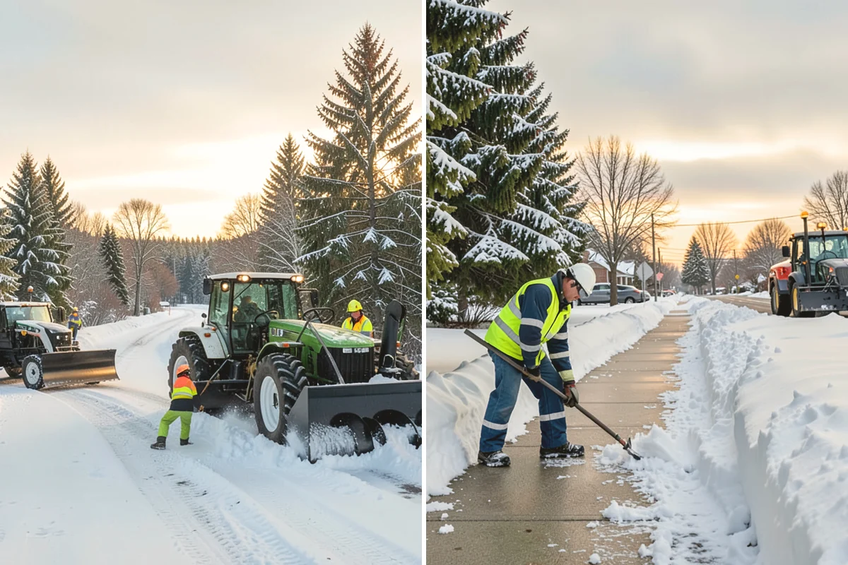 Wet Snow Removal in Mill Creek, Snohomish County, WA - Assess snow moisture content and depth on arrival