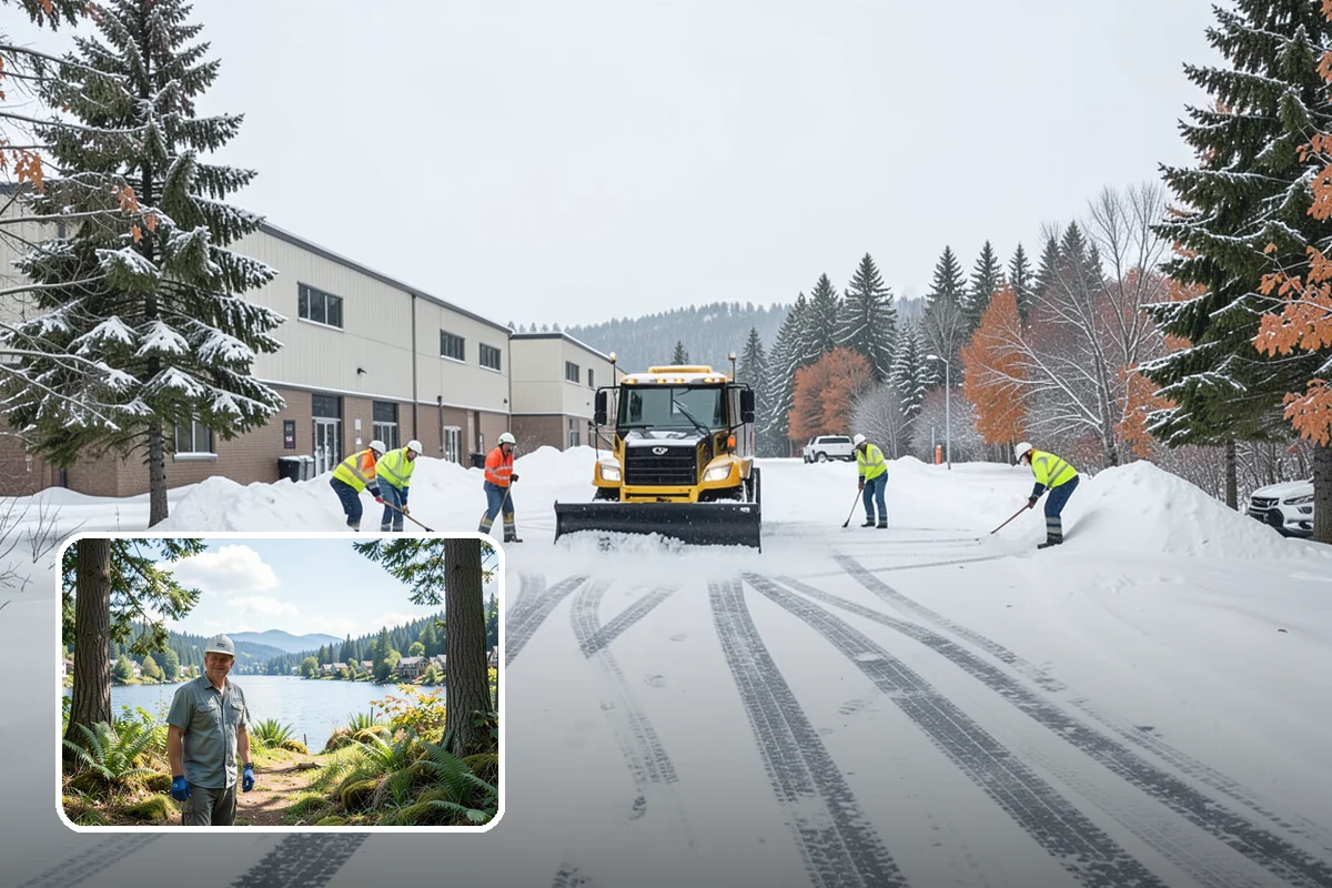 Wet Snow Removal in Milton, King County, WA - Equipment tuned for the dense, water-heavy snow our region actually gets