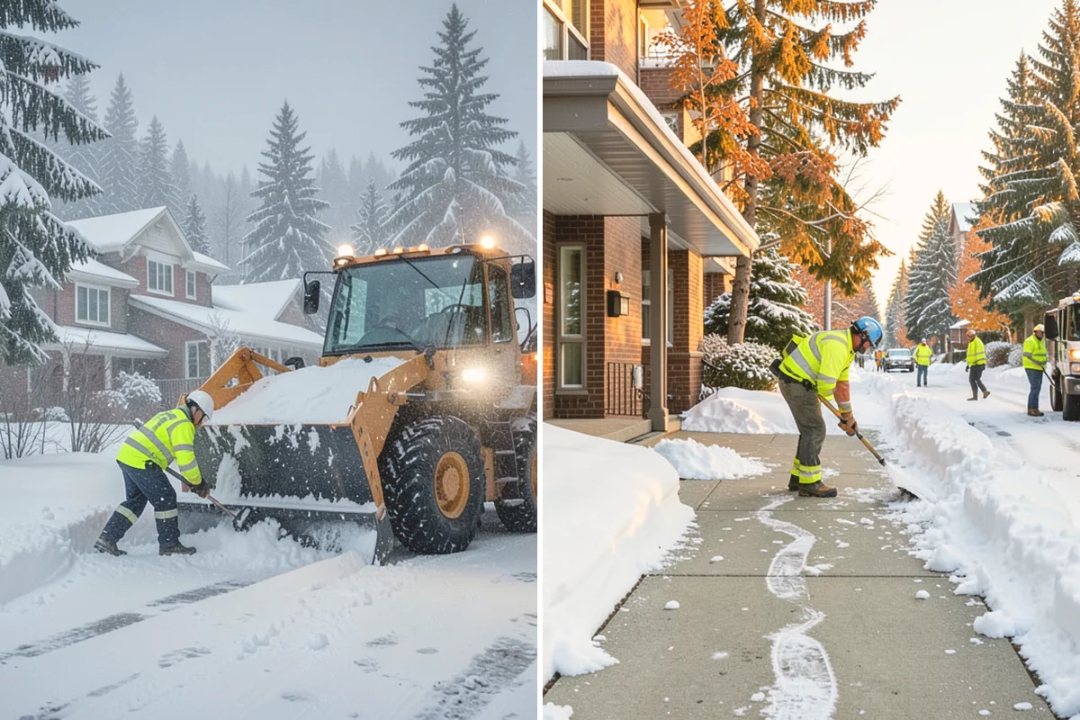 Wet Snow Removal in Milton, King County, WA - Assess snow moisture content and depth on arrival