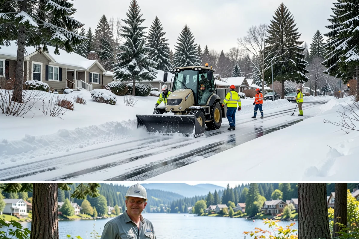 Wet Snow Removal in Milton, King County, WA - Wet snow events are common from late November through February whenever lowland temperatures hover right around the freezing mark...
