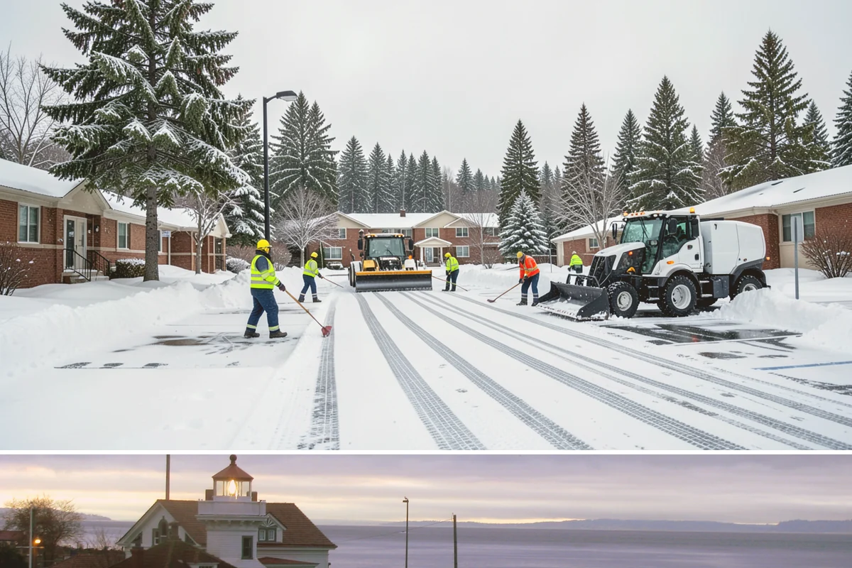 Wet Snow Removal in Mukilteo, Snohomish County, WA - Wet snow events are common from late November through February whenever lowland temperatures hover right around the freezing mark...