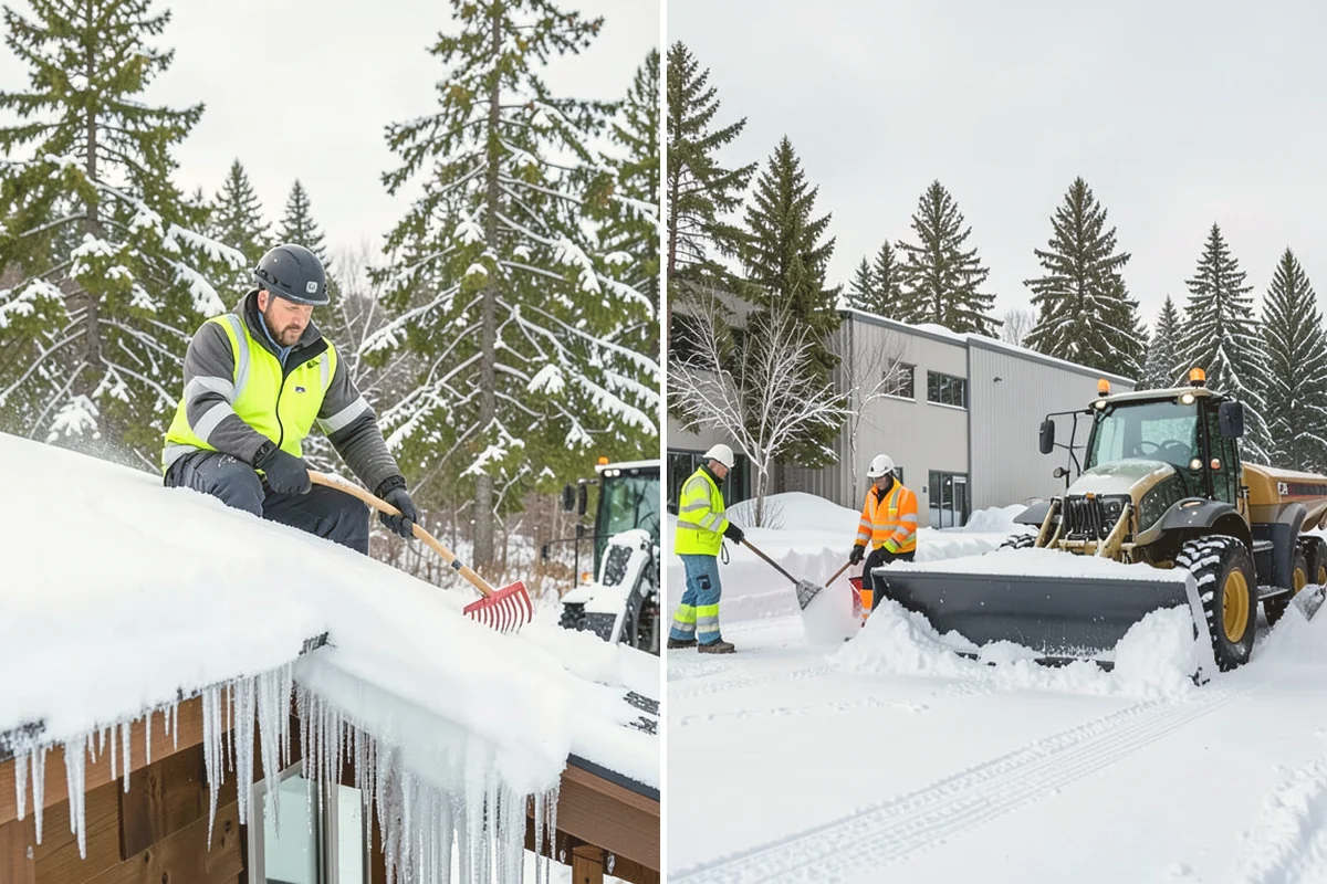 Wet Snow Removal in Newcastle, King County, WA - Assess snow moisture content and depth on arrival