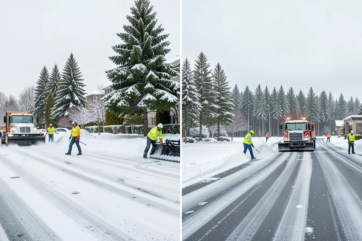 Wet Snow Removal in Normandy Park, King County, WA - Assess snow moisture content and depth on arrival