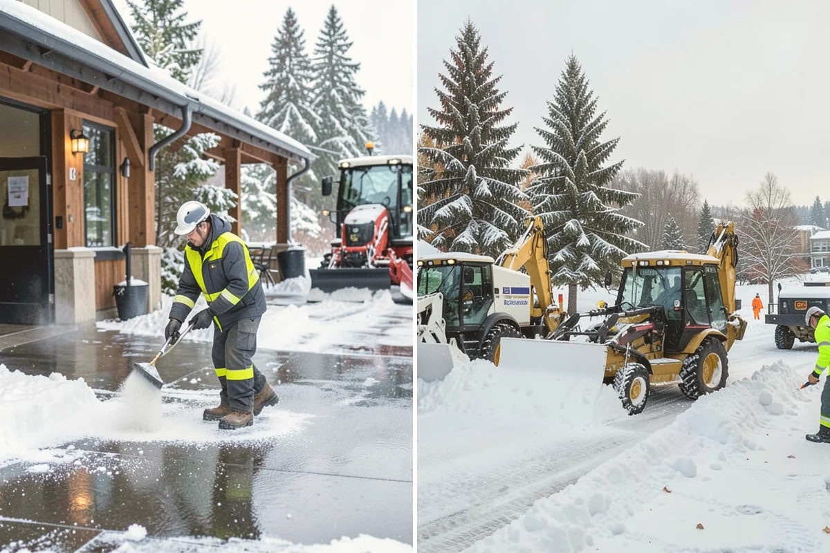 Wet Snow Removal in Orting, Pierce County, WA - Assess snow moisture content and depth on arrival