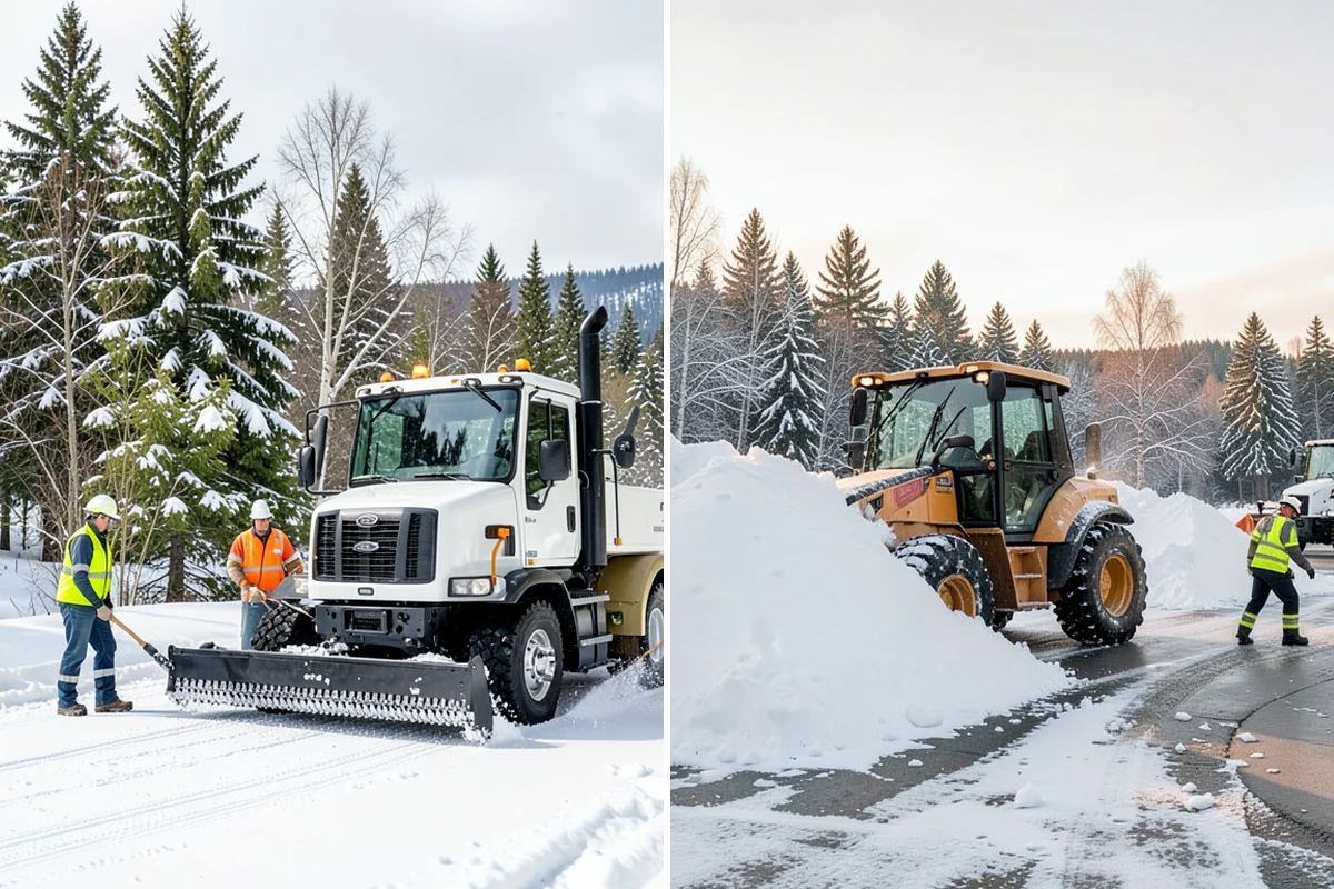 Wet Snow Removal in Pacific, King County, WA - Assess snow moisture content and depth on arrival