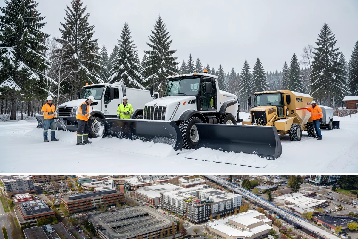 Wet Snow Removal in Redmond, King County, WA - Wet snow events are common from late November through February whenever lowland temperatures hover right around the freezing mark...