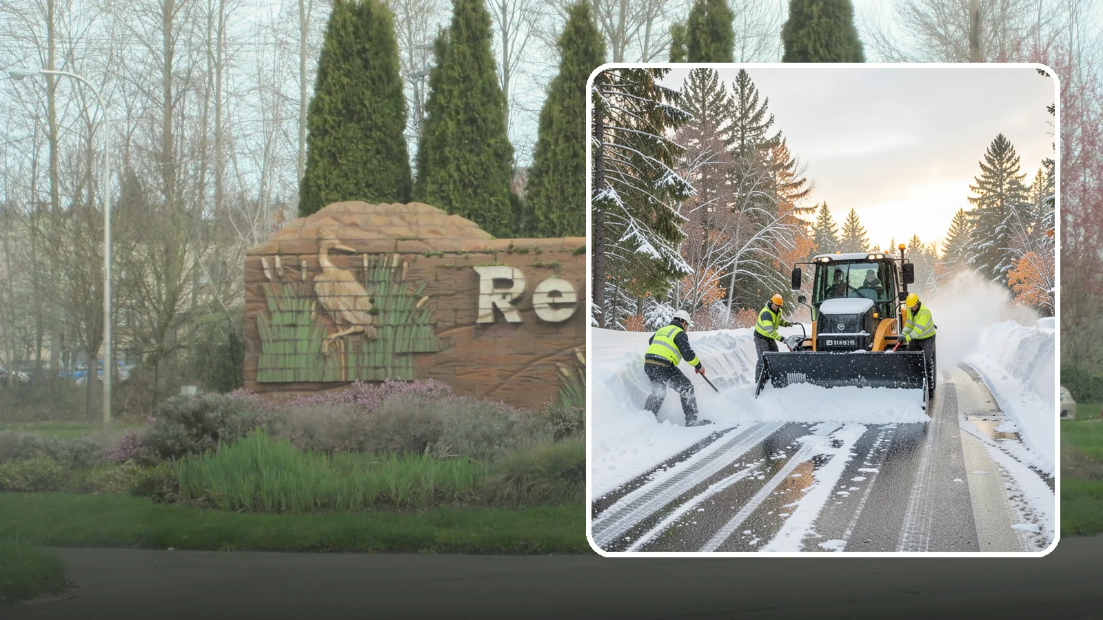 Wet Snow Removal in Renton, King County, WA - We clear the heavy, water-laden snow typical of Western Washington before it compacts into stubborn ice.