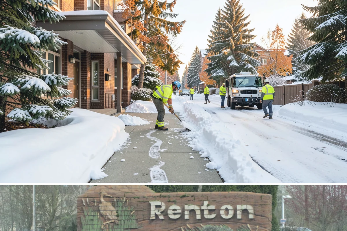 Wet Snow Removal in Renton, King County, WA - Wet snow events are common from late November through February whenever lowland temperatures hover right around the freezing mark...