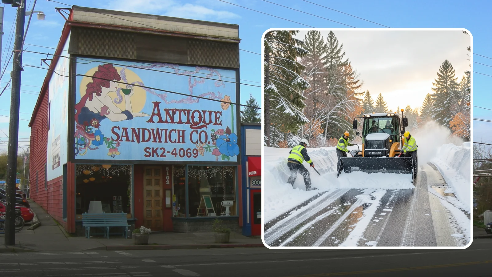 Wet Snow Removal in Ruston, Pierce County, WA - We clear the heavy, water-laden snow typical of Western Washington before it compacts into stubborn ice.