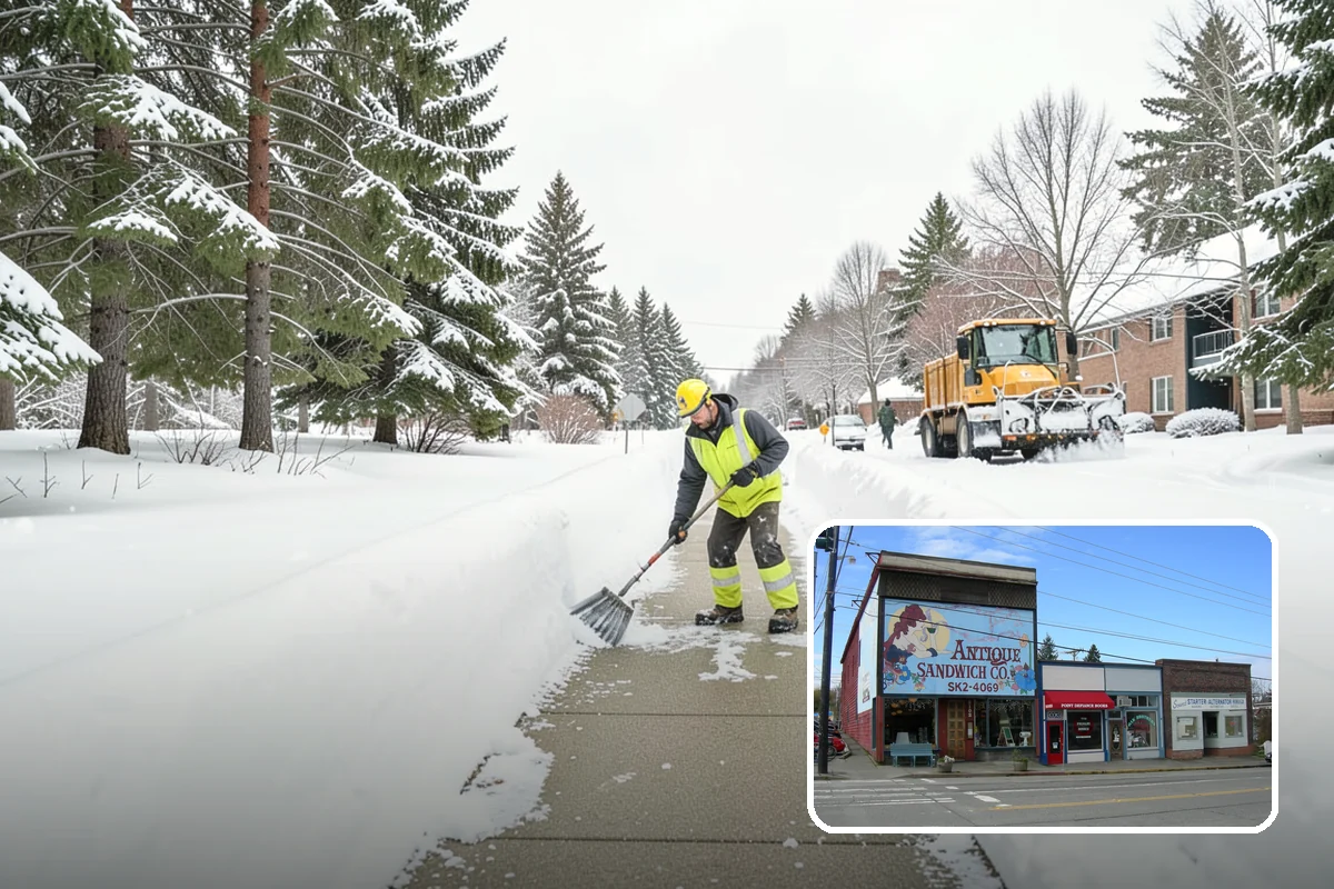 Wet Snow Removal in Ruston, Pierce County, WA - Equipment tuned for the dense, water-heavy snow our region actually gets